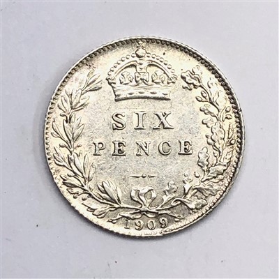 Lot 2665 - An Edward Vll sixpence. 1909, extremely fine.
