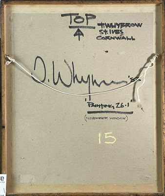 Lot 215 - Terry WHYBROW (1932-2020) November Window,...