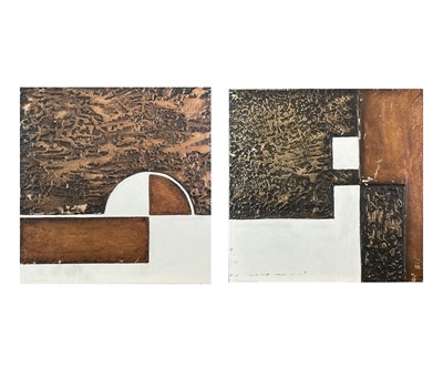Lot 218 - Terry WHYBROW (1932-2020) Two, Reliefs Mixed...