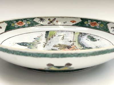 Lot 39 - A Chinese famille verte porcelain dish,...