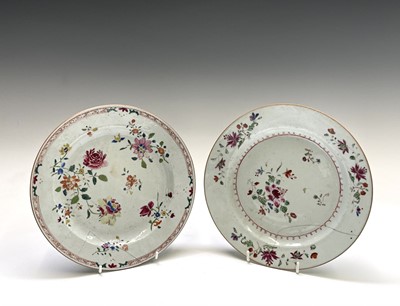 Lot 51 - A pair of Chinese famille rose porcelain...