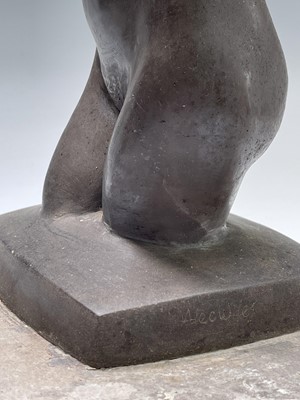 Lot 1056 - Alec WILES (1924) Female Torso Bronze resin...