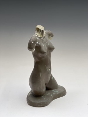 Lot 1059 - Alec WILES (1924) Female Torso Bronzed resin...