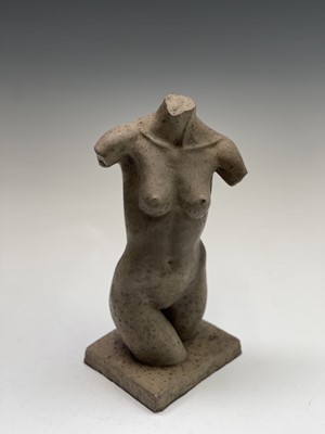 Lot 1060 - Alec WILES (1924) Female Torso Resin sculpture...