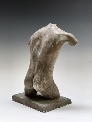 Lot 1063 - Alec WILES (1924) Males Torso Plaster and...