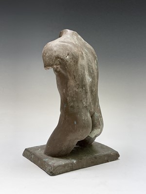 Lot 1063 - Alec WILES (1924) Males Torso Plaster and...
