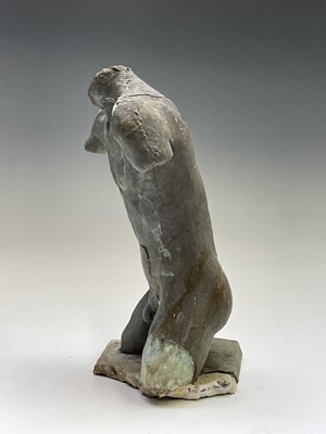 Lot 1065 - Alec WILES (1924) Males Torso Plaster and...