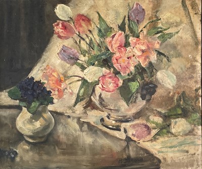 Lot 1269 - Mary DICKINSON (1873-1954) Still Life with...