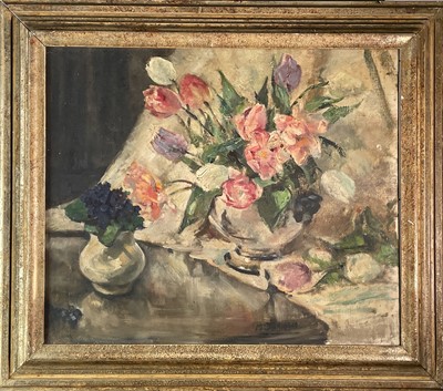 Lot 1269 - Mary DICKINSON (1873-1954) Still Life with...