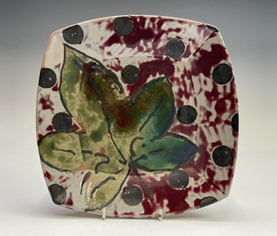 Lot 1309 - Janice TCHALENKO (1942-2018) Square dish...