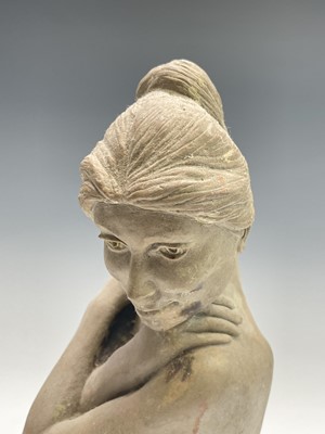 Lot 1077 - Alec WILES (1924) Female Form Two sculptures...