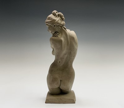 Lot 1077 - Alec WILES (1924) Female Form Two sculptures...