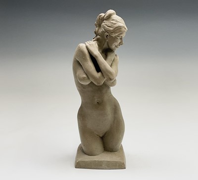 Lot 1077 - Alec WILES (1924) Female Form Two sculptures...