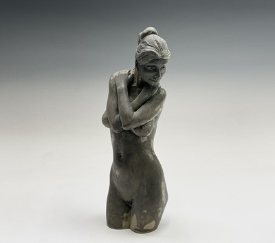 Lot 1077 - Alec WILES (1924) Female Form Two sculptures...