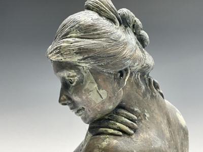 Lot 1077 - Alec WILES (1924) Female Form Two sculptures...