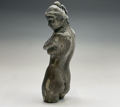 Lot 1077 - Alec WILES (1924) Female Form Two sculptures...