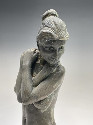 Lot 1077 - Alec WILES (1924) Female Form Two sculptures...