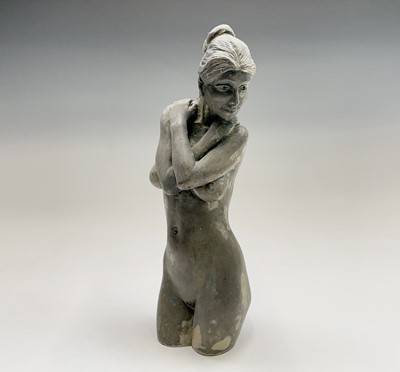 Lot 1077 - Alec WILES (1924) Female Form Two sculptures...