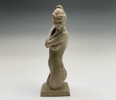 Lot 1077 - Alec WILES (1924) Female Form Two sculptures...
