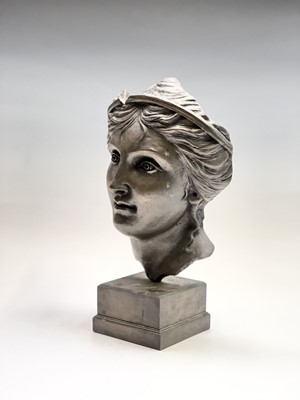 Lot 1081 - Alec WILES (1924) Aphrodite Bronzed resin mask...