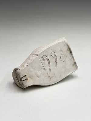 Lot 1084 - Two plaster moulds, one of an eye the other a...