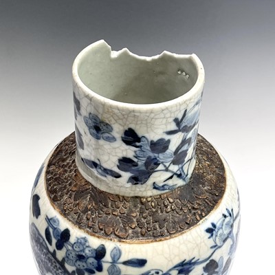 Lot 65 - A Chinese crackle glaze vase, 19th century,...