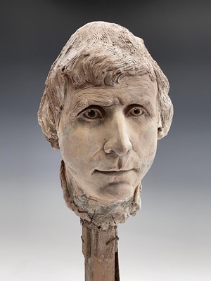 Lot 1089 - Alec WILES (1924) A pottery portrait bust of...