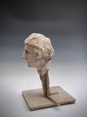 Lot 1089 - Alec WILES (1924) A pottery portrait bust of...