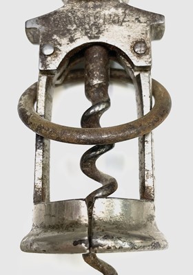 Lot 162 - A Thomason type corkscrew with bone handle and...