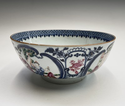 Lot 35 - A Chinese porcelain famille rose bowl,...