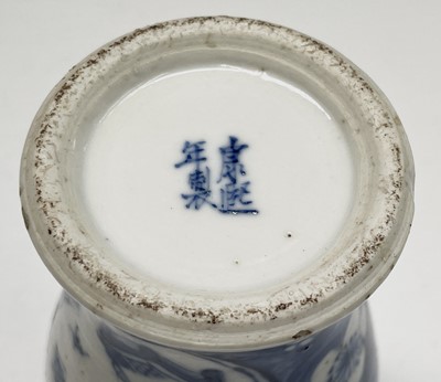 Lot 33 - Two similar Chinese porcelain prunus blossom...