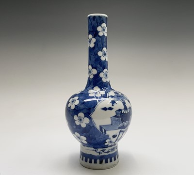 Lot 4 - A Chinese porcelain blue and white vase,...
