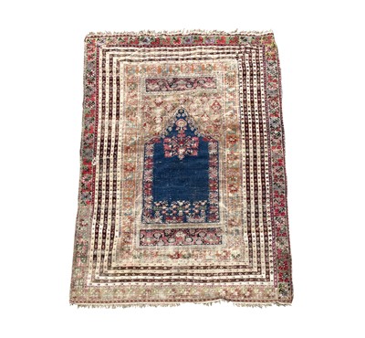 Lot 1213 - A Ghiordes Prayer rug, West Anatolia, circa...