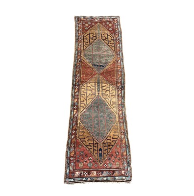 Lot 1215 - A Gorevan runner, North West Persia, circa...