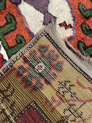 Lot 1217 - A Konya rug, Central Anatolia, based on an...