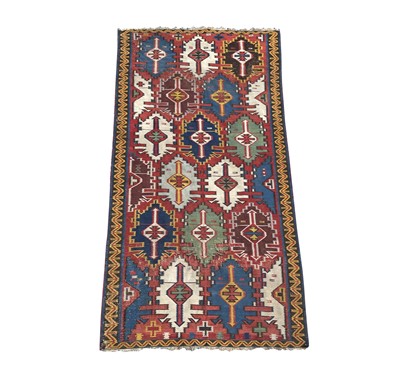 Lot 1235 - A Kuba kelim, North East Caucasus, circa 1890,...