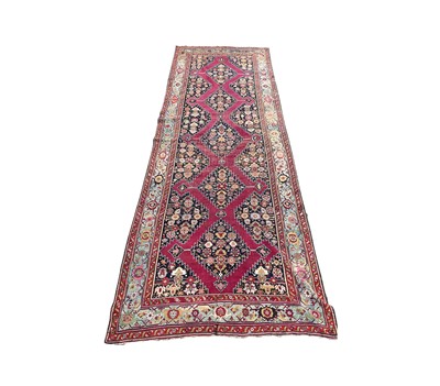 Lot 1239 - A Karabagh Kelleh, 19th century, the dark...