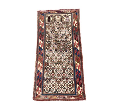 Lot 1243 - A Fine Shirvan Prayer rug, South East Caucasus,...