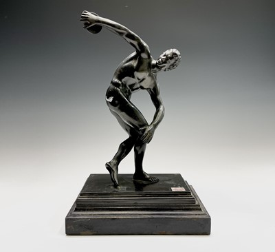 Lot 49 - After the Antique, a spelter figure of the...