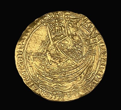 Lot 25A - Great Britain Gold Noble Edward III Pre treaty...