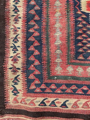 Lot 1264 - A Senneh kelim long rug, circa 1920, the...