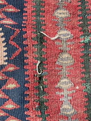 Lot 1264 - A Senneh kelim long rug, circa 1920, the...