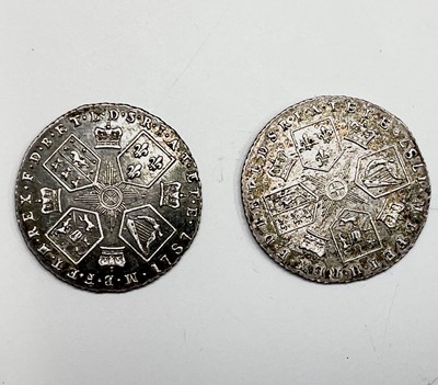 Lot 28G - Great Britain Silver 6d George III Comprising:...