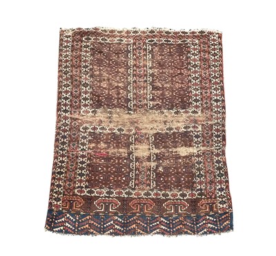 Lot 1271 - A Turkmen Ensi rug, late 19th century, the...