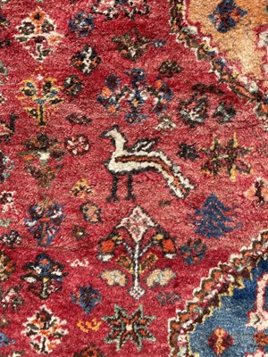 Lot 1273 - An Abadeh rug, Fars, South West Persia, the...