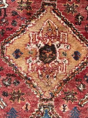 Lot 1273 - An Abadeh rug, Fars, South West Persia, the...