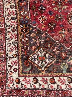 Lot 1273 - An Abadeh rug, Fars, South West Persia, the...