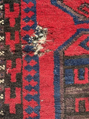Lot 1274 - An Belouch long rug, circa 1930-50, 313 x...