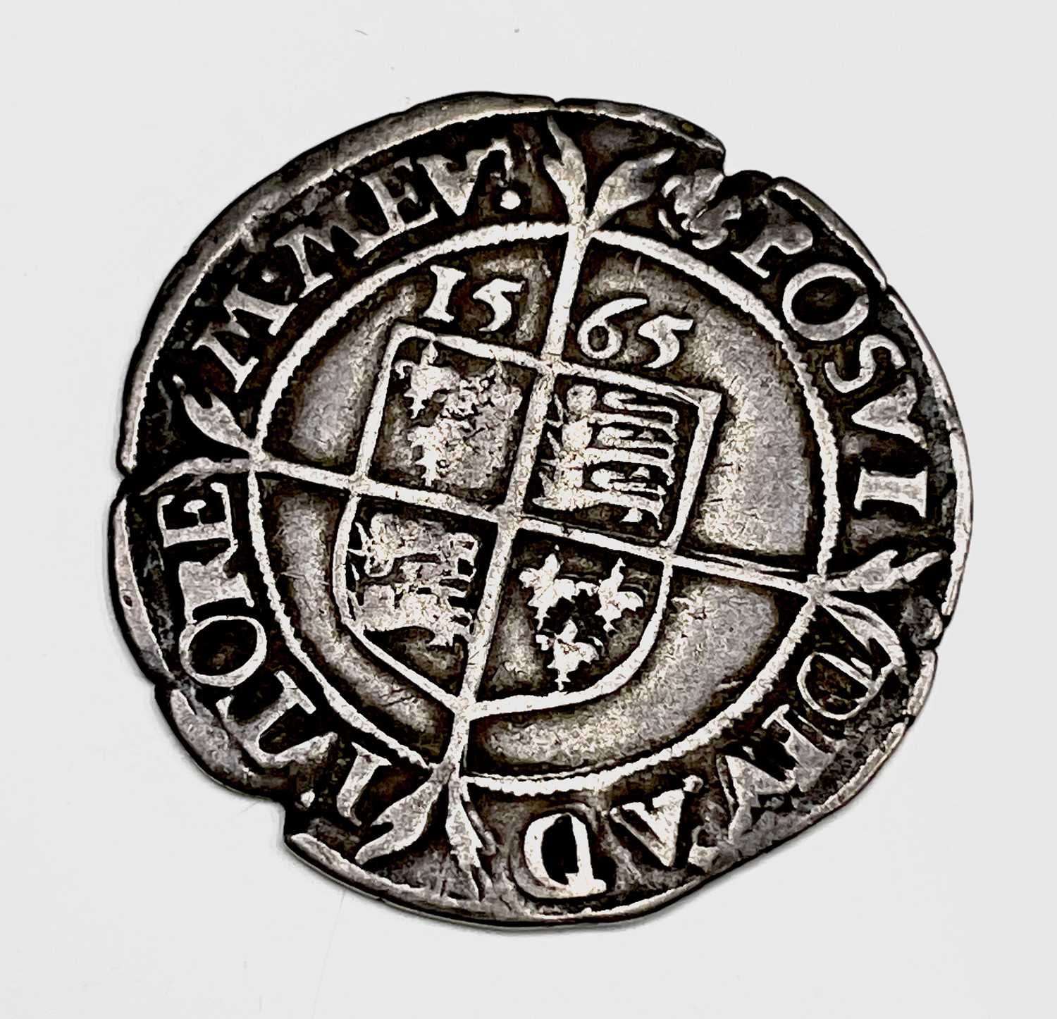 Lot 30 - Elizabeth I, Sixpence 1565. F+, a few edge...