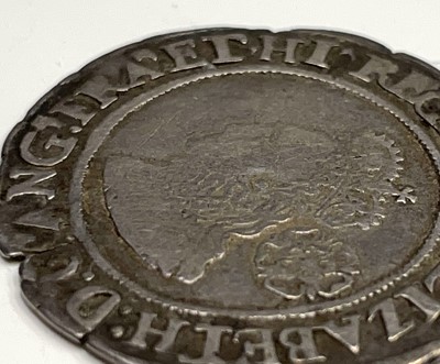 Lot 30 - Elizabeth I, Sixpence 1565. F+, a few edge...